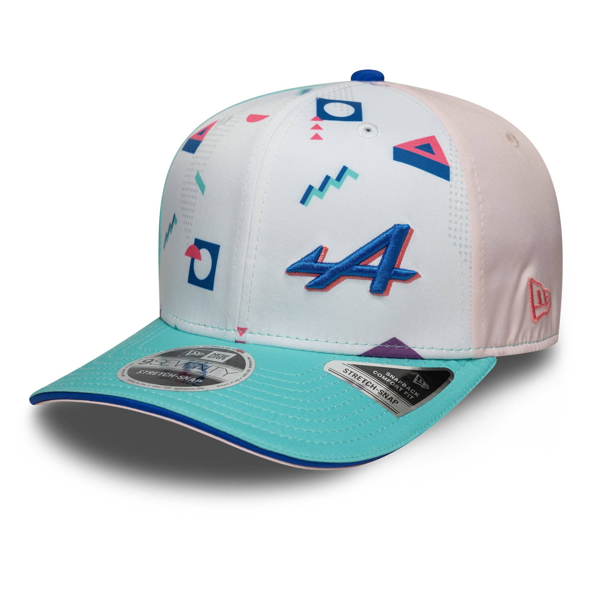 Alpine F1 Team 2025 Miami 9Seventy Kasket Stretch Snap Voksne - Hvid