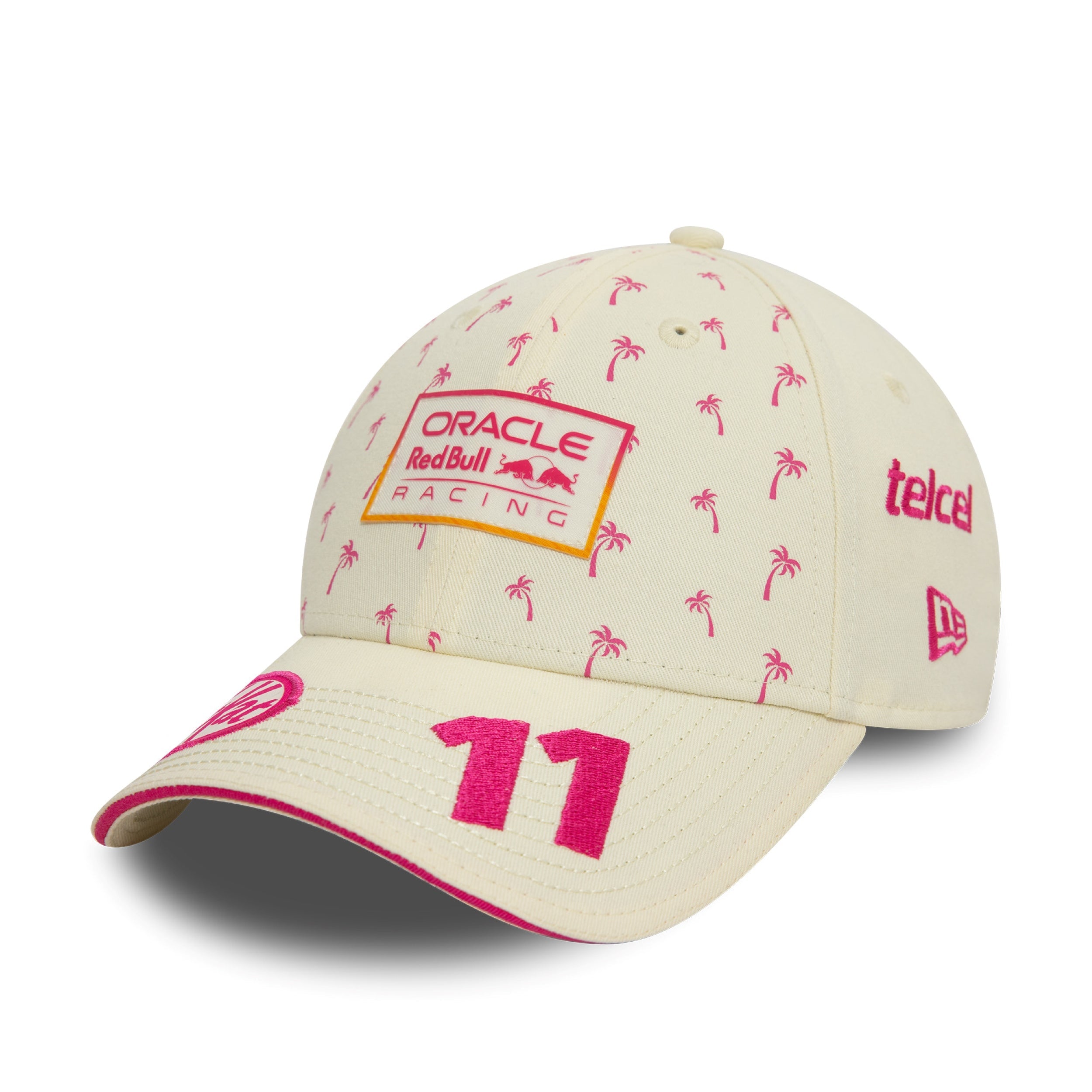 Red Bull Racing F1 Team Sergio Perez Miami 9Forty Kasket Voksne - Off White