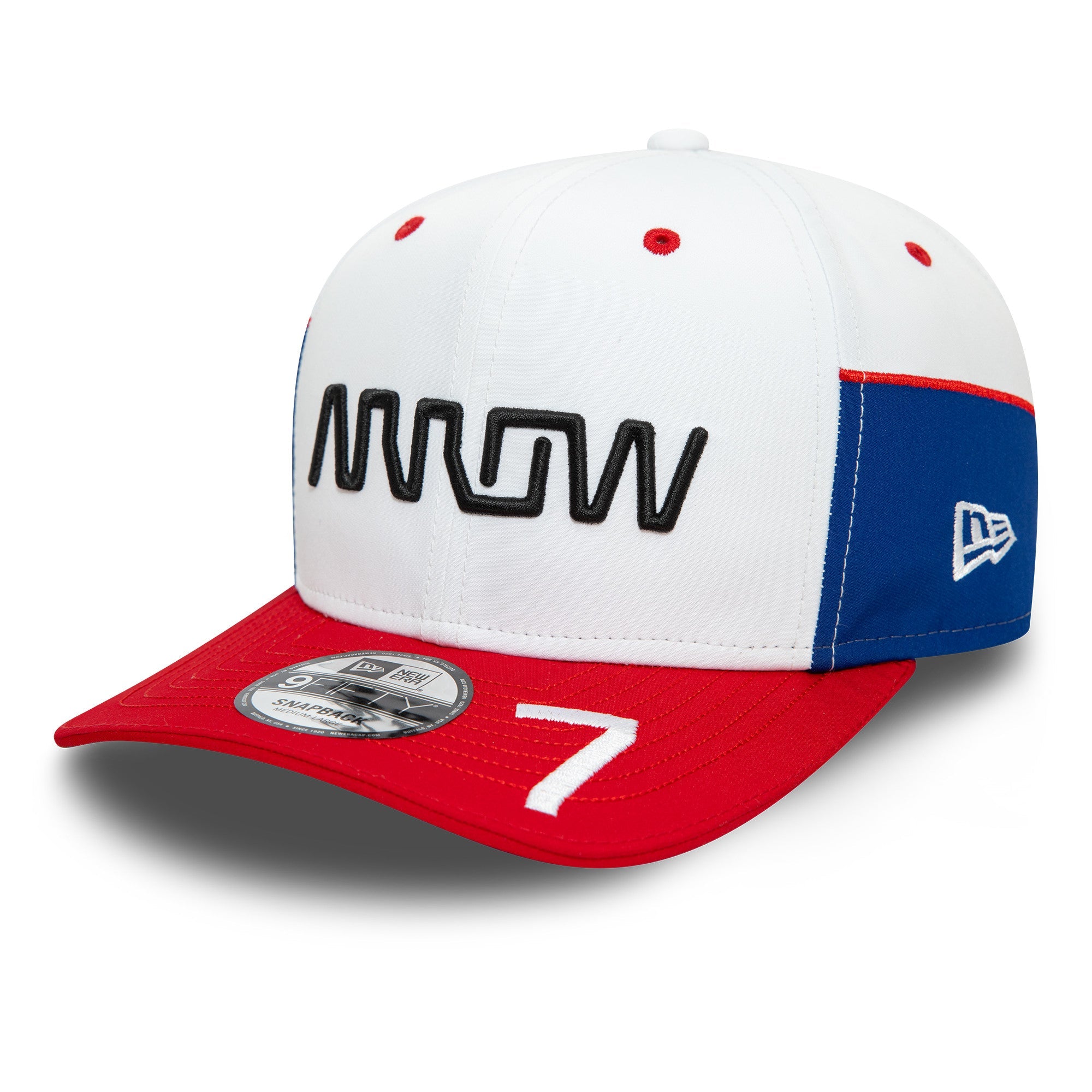 McLaren Racing F1 Kører Ar 7 9Fifty Kasket Pre Curve Voksne - Rød/Hvid/Blå