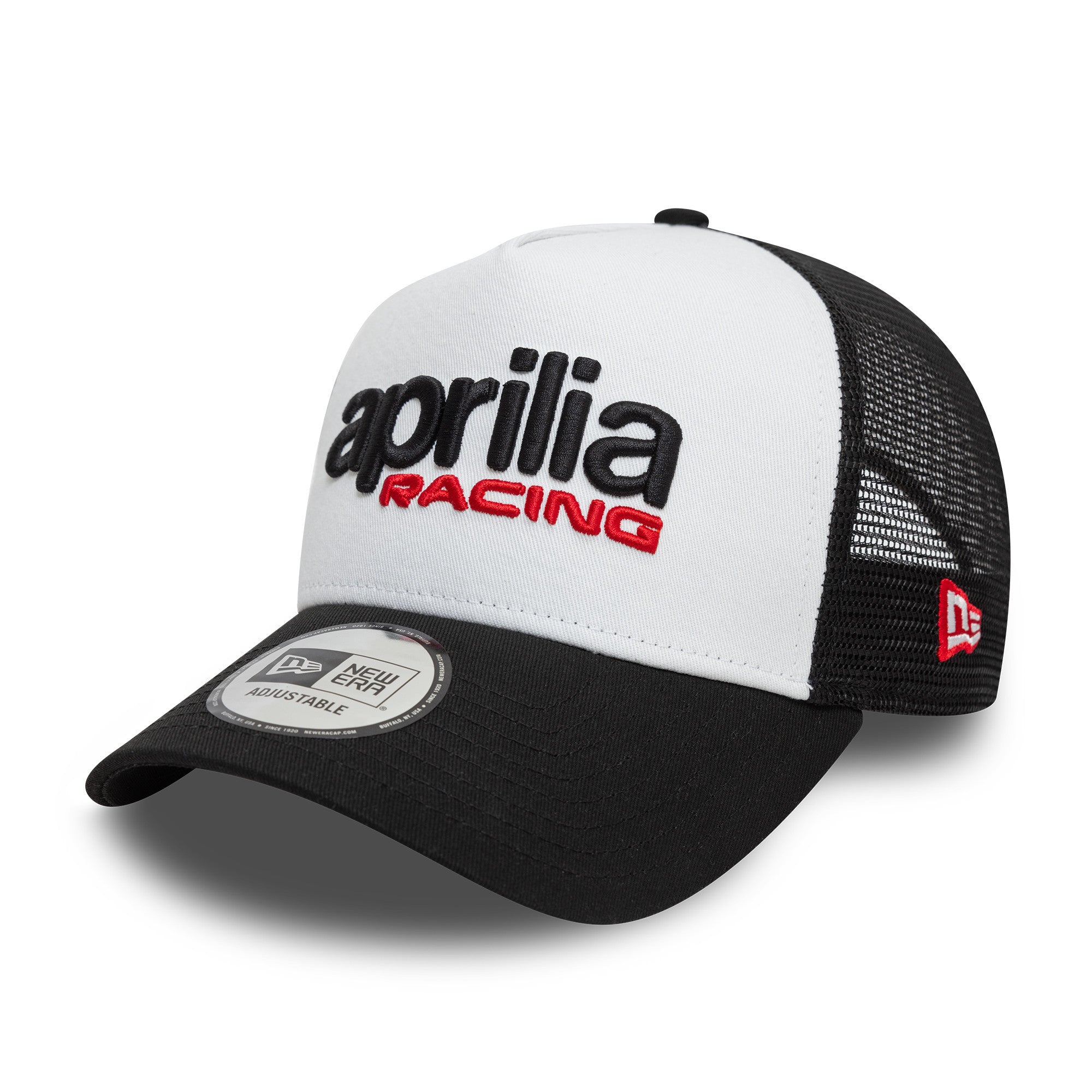 Aprilia Essential Trucker Kasket Voksne - Hvid/Sort