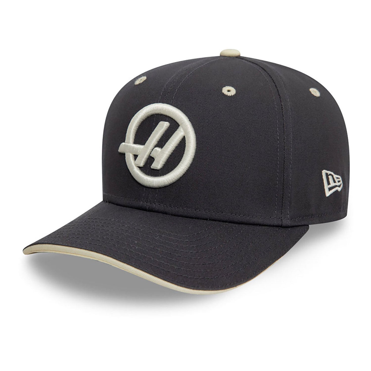 Haas F1 Sæson 9Seventy Kasket Stretch Snap Voksne - Mørkegrå/Off White