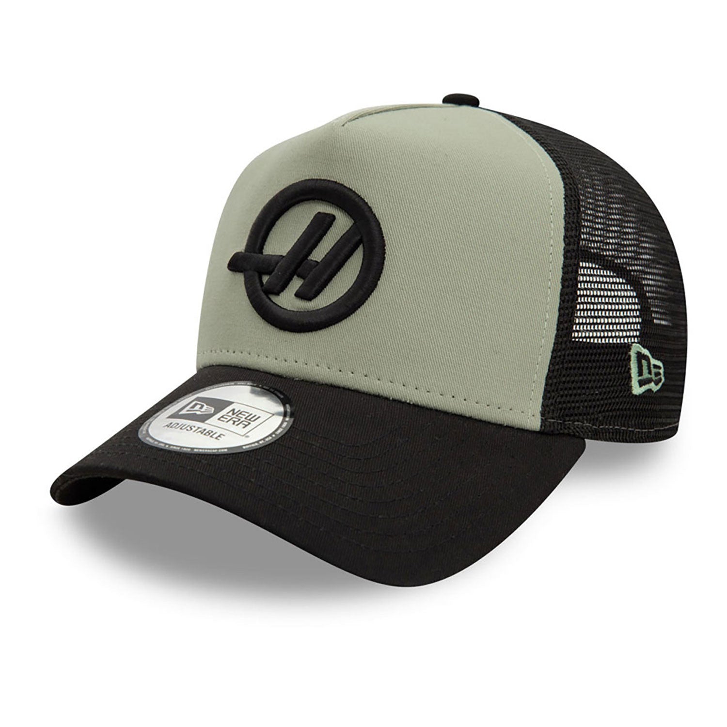 Haas F1 Sæson Trucker Kasket Voksne - Sort/Evergreen