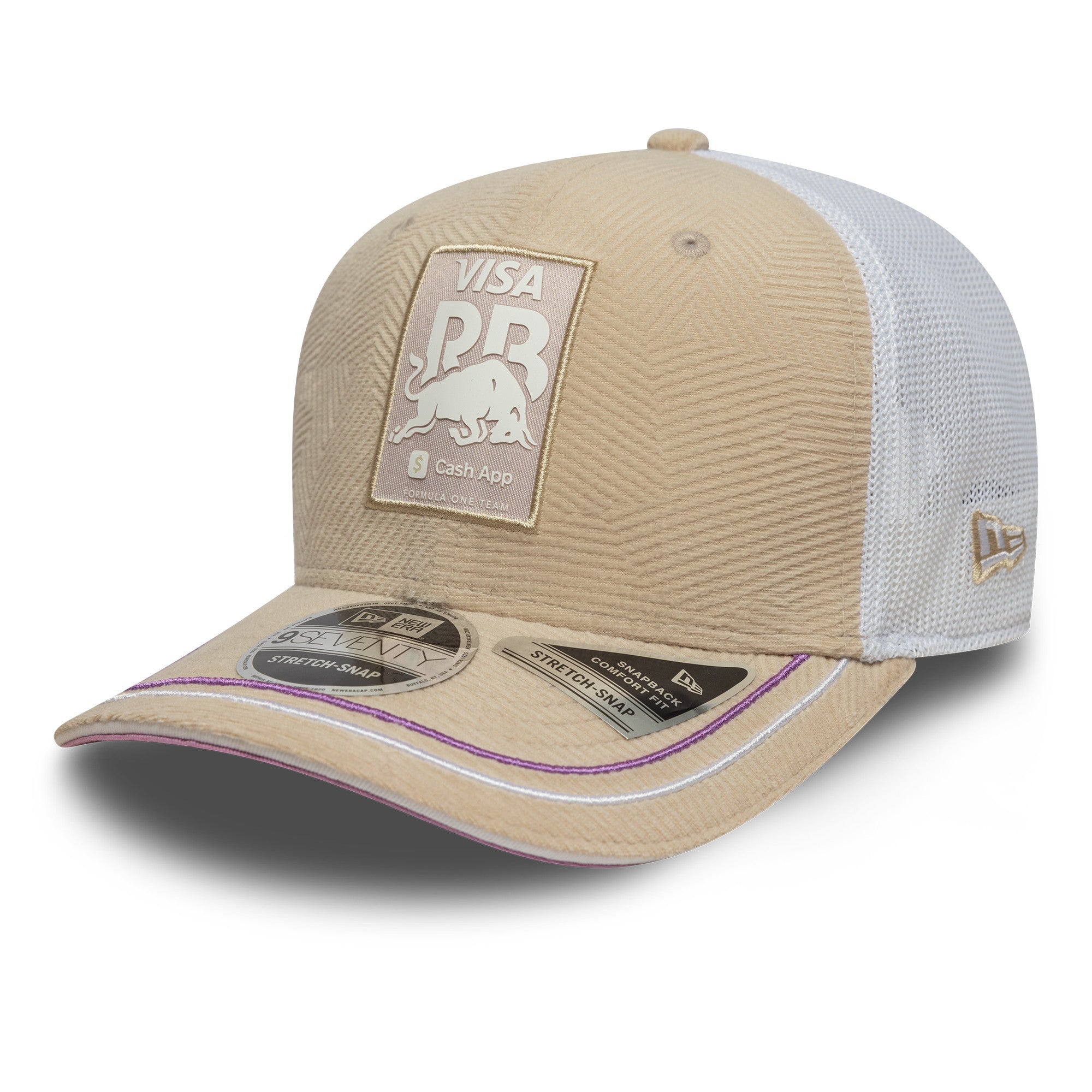 Visa Cash App RB F1 Miami 9Seventy Cap Stretch Snap Voksne - Sten