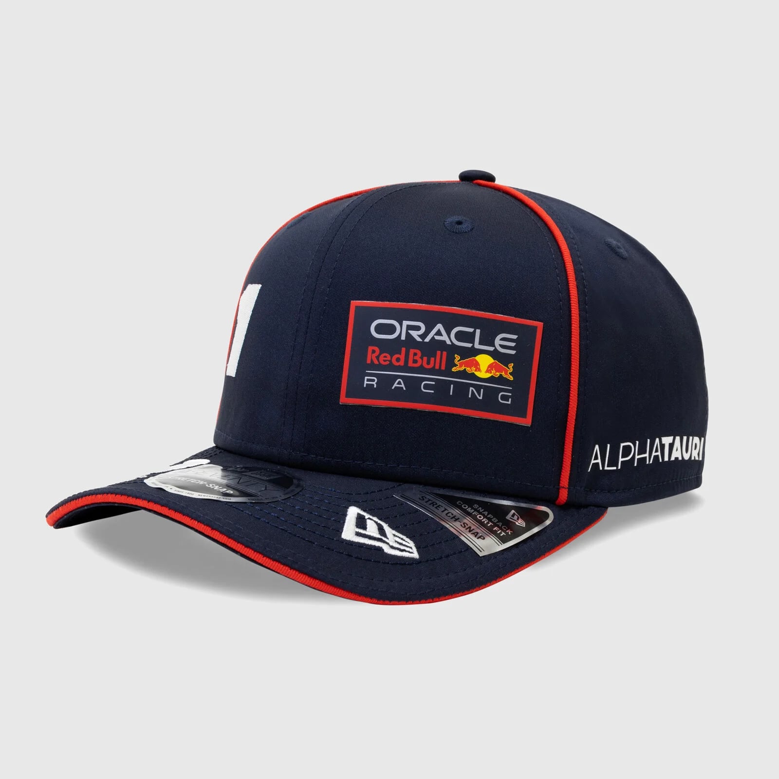 Red Bull Racing F1 Team 2025 Max Verstappen 9Seventy Cap Stretch Snap Børn - Night Sky/Hvid
