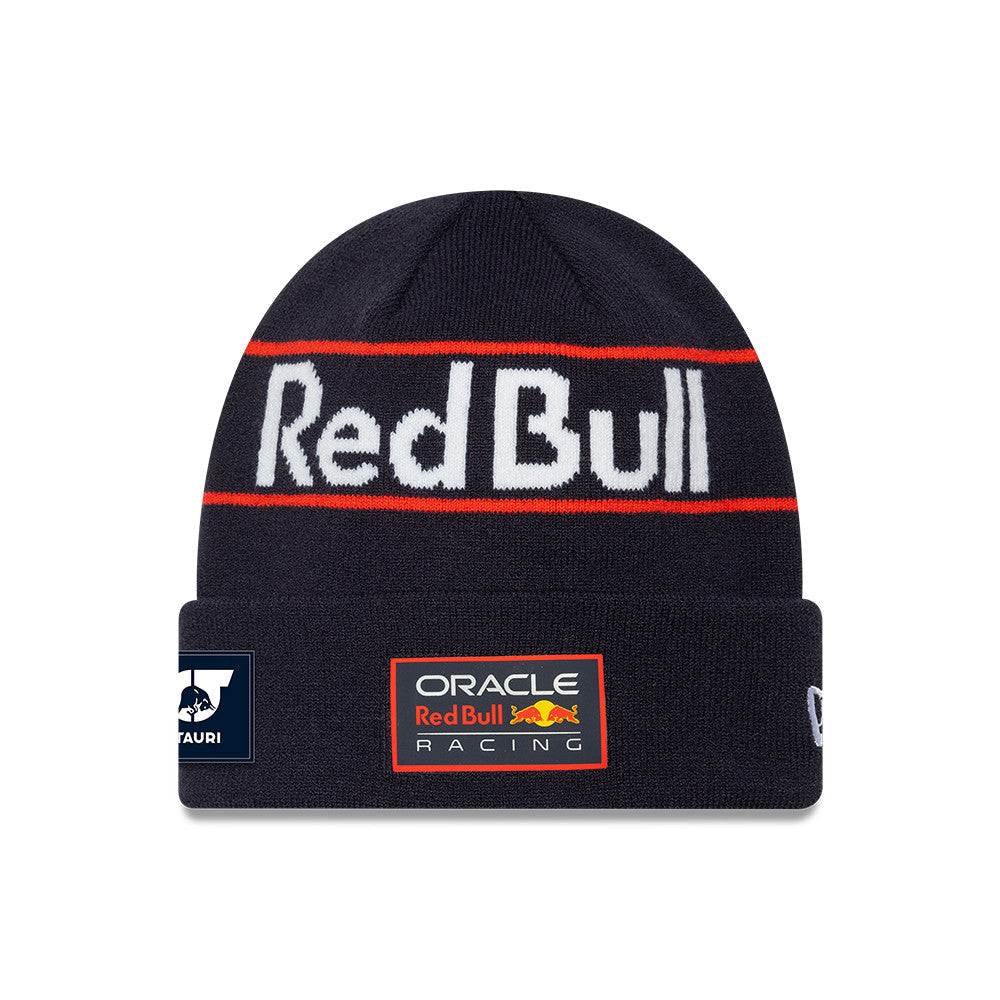 Red Bull Rep Max Verstappen Cuff Knit Voksne - Night Sky/Hvid