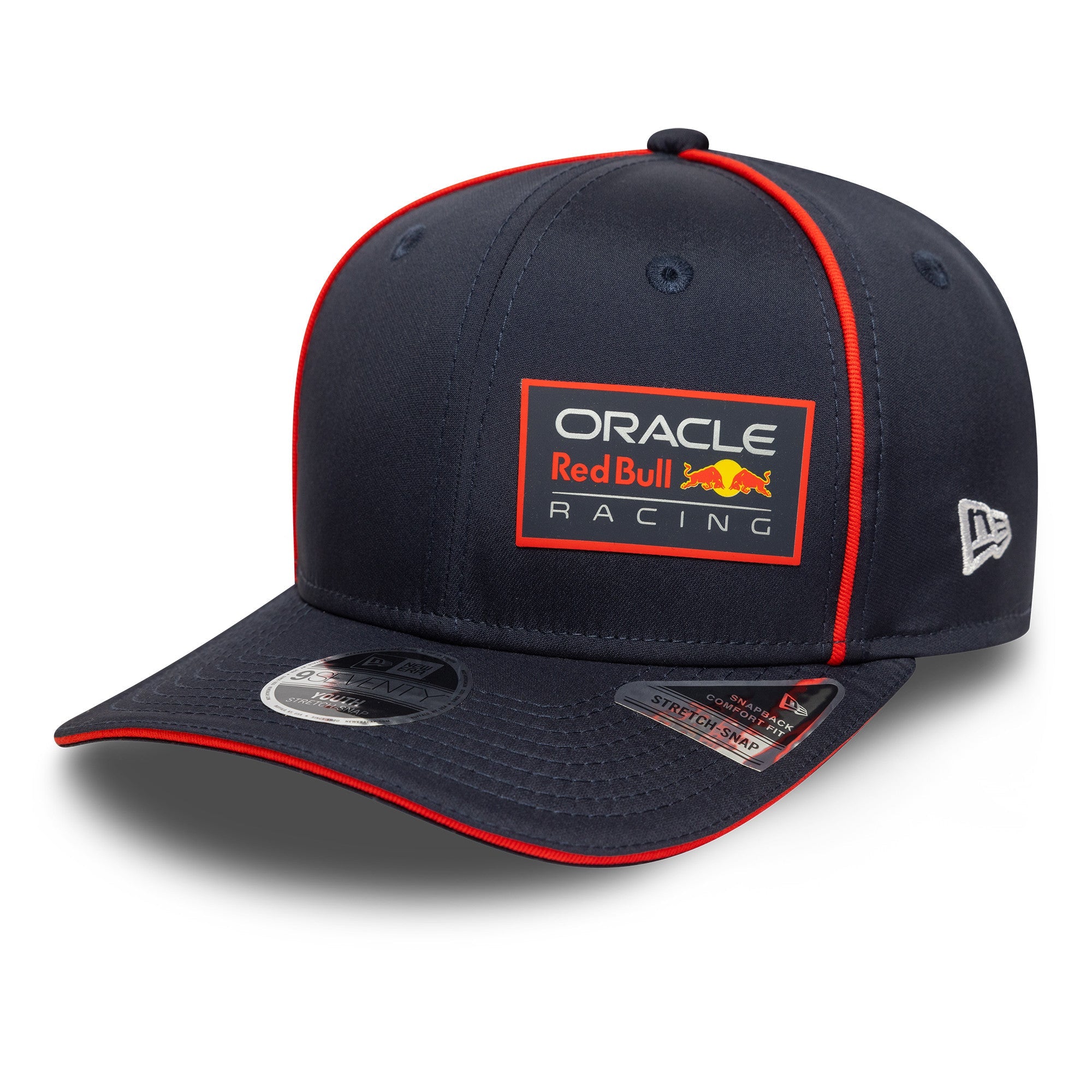 Red Bull Racing F1 Team 2025 9Seventy Cap Stretch Snap Børn - Night Sky/Scarlet