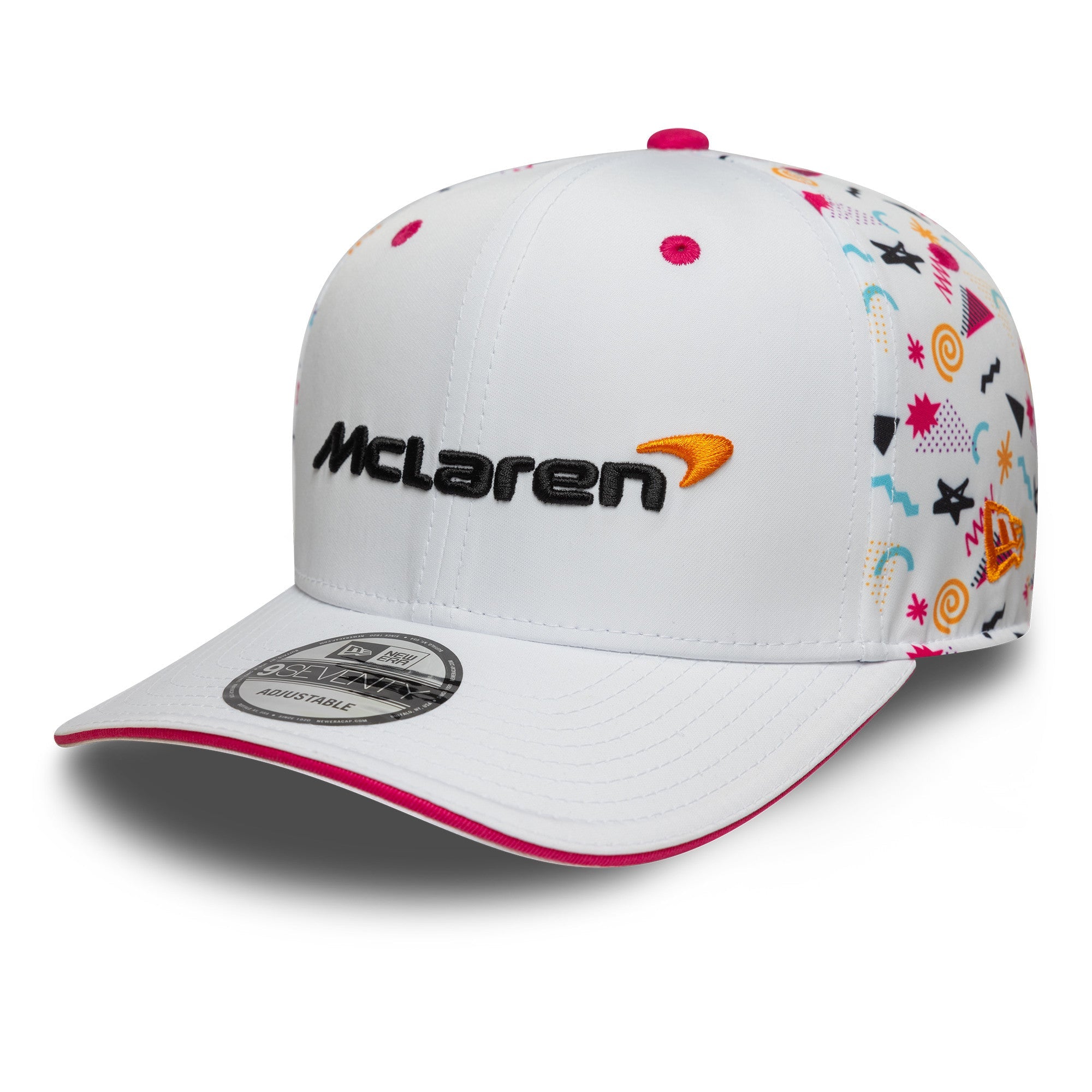 McLaren Racing F1 Miami 9Seventy Kasket Stretch Snap Voksne - Hvid