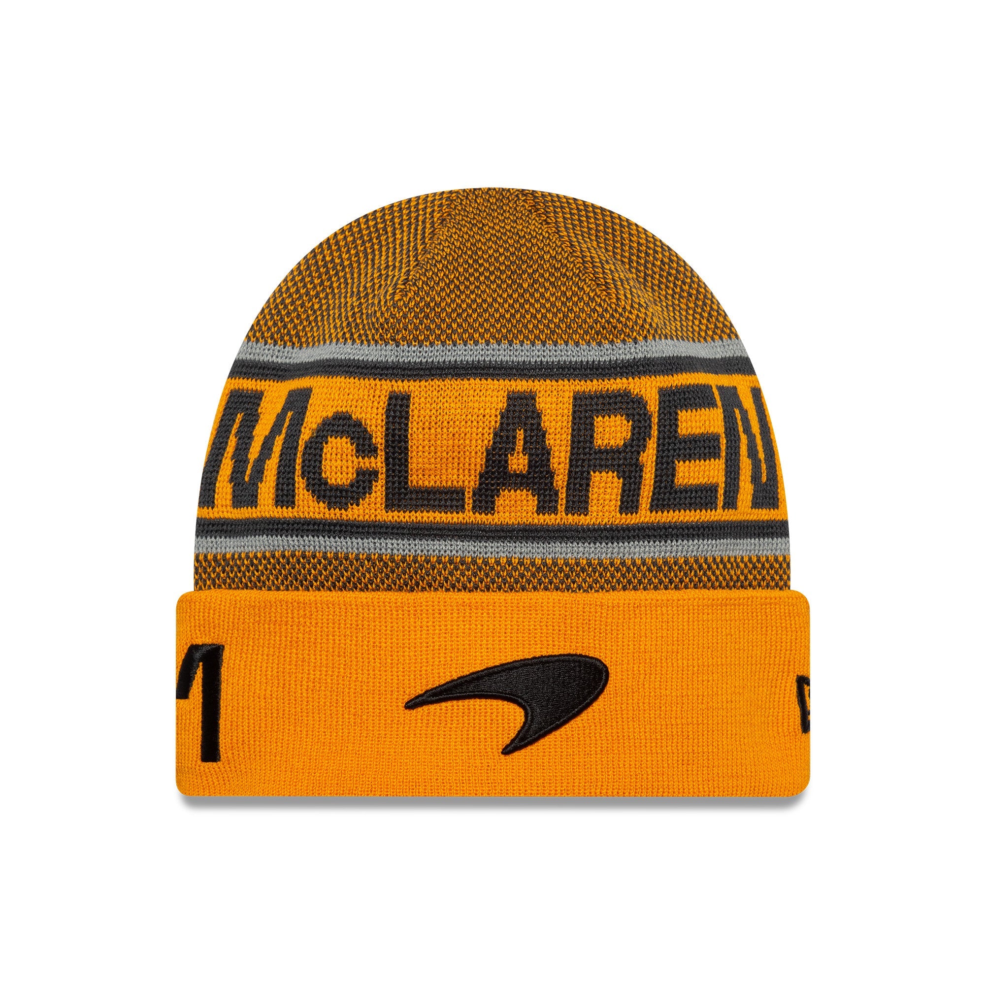 McLaren Racing F1 Team 2025 Oscar Piastri Cuff Beanie Voksne - Papaya