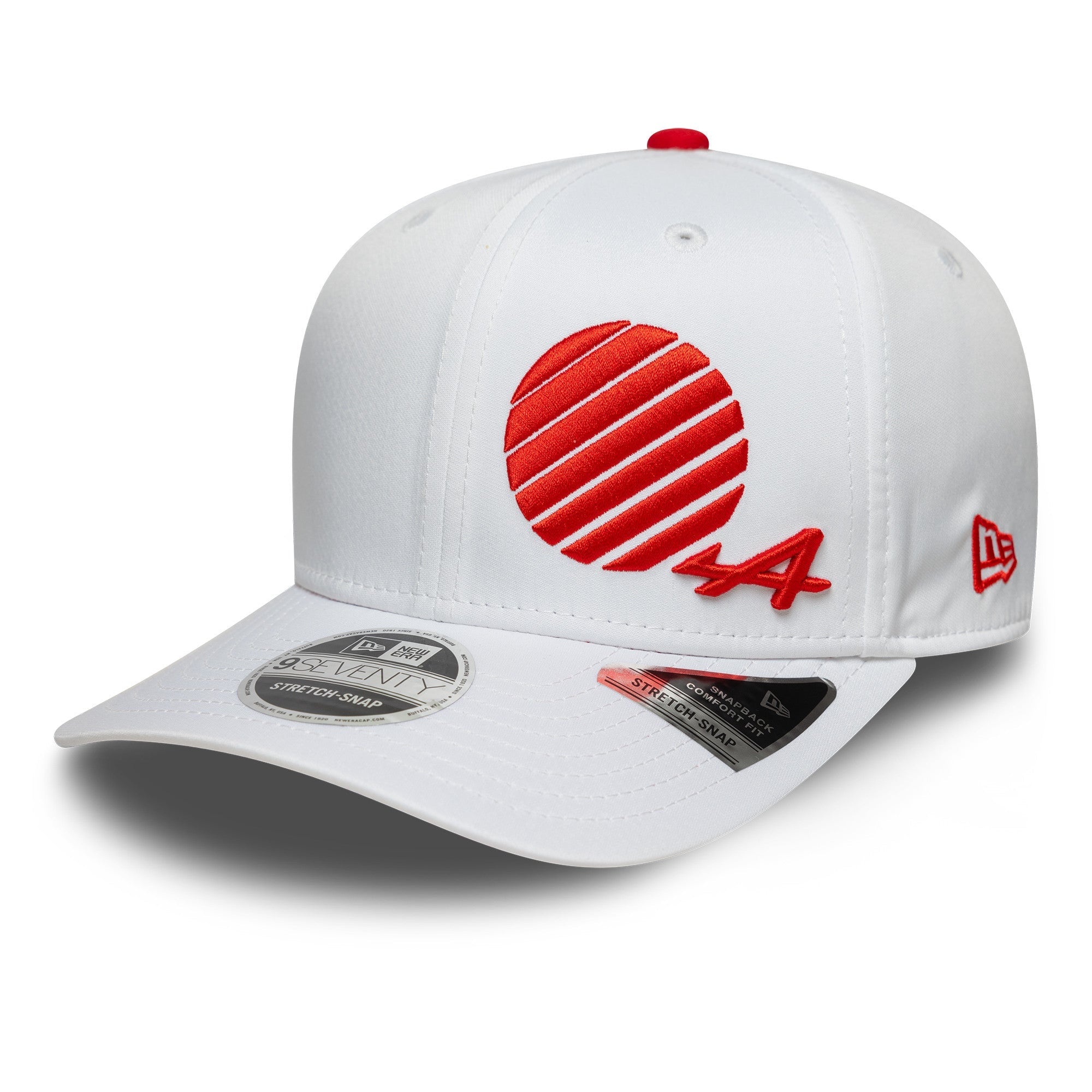 Alpine F1 Team 2025 Japan 9Seventy Kasket Stretch Snap Voksne - Hvid