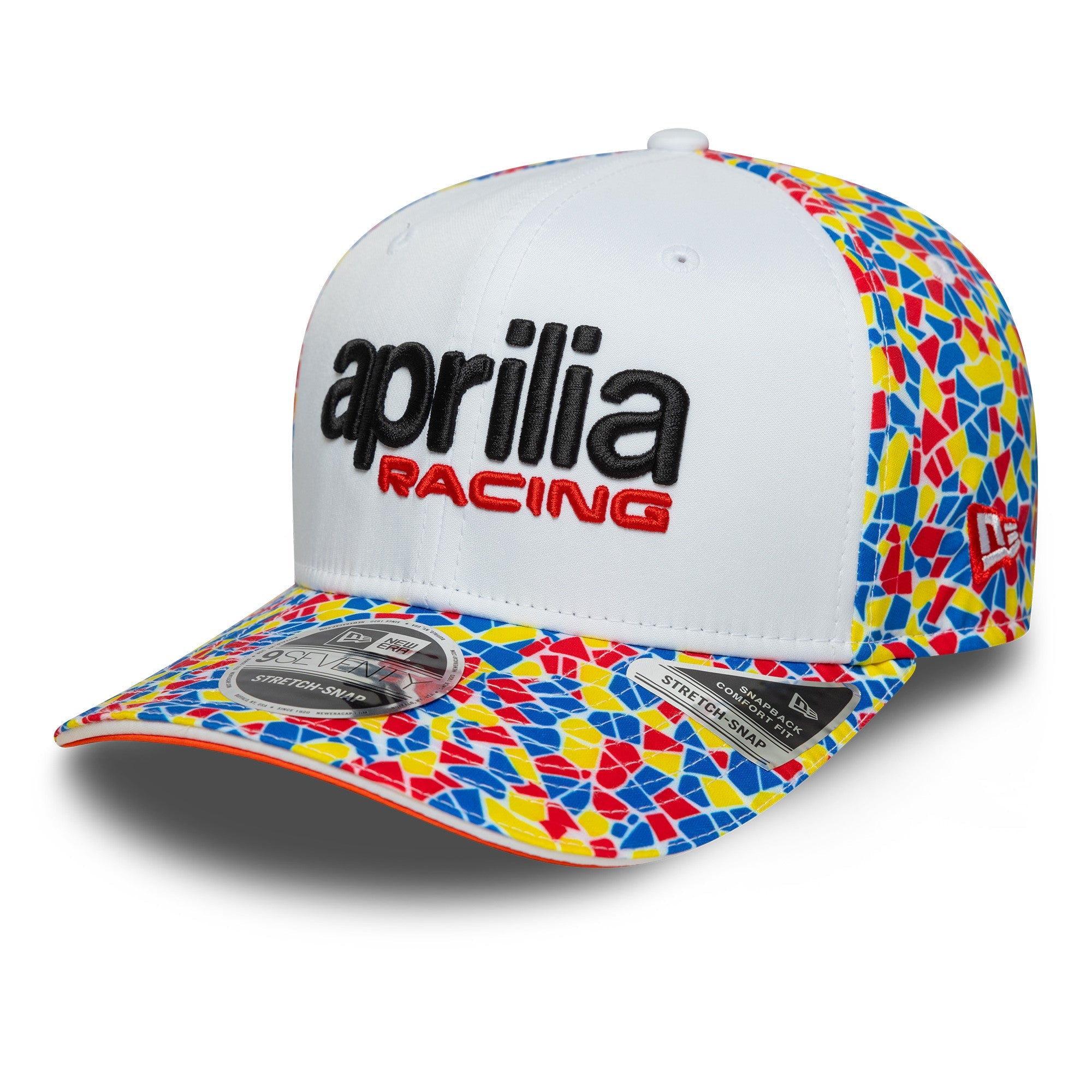 Aprilia Barcelona 9Seventy Kasket Stretch Snap Voksne - Hvid