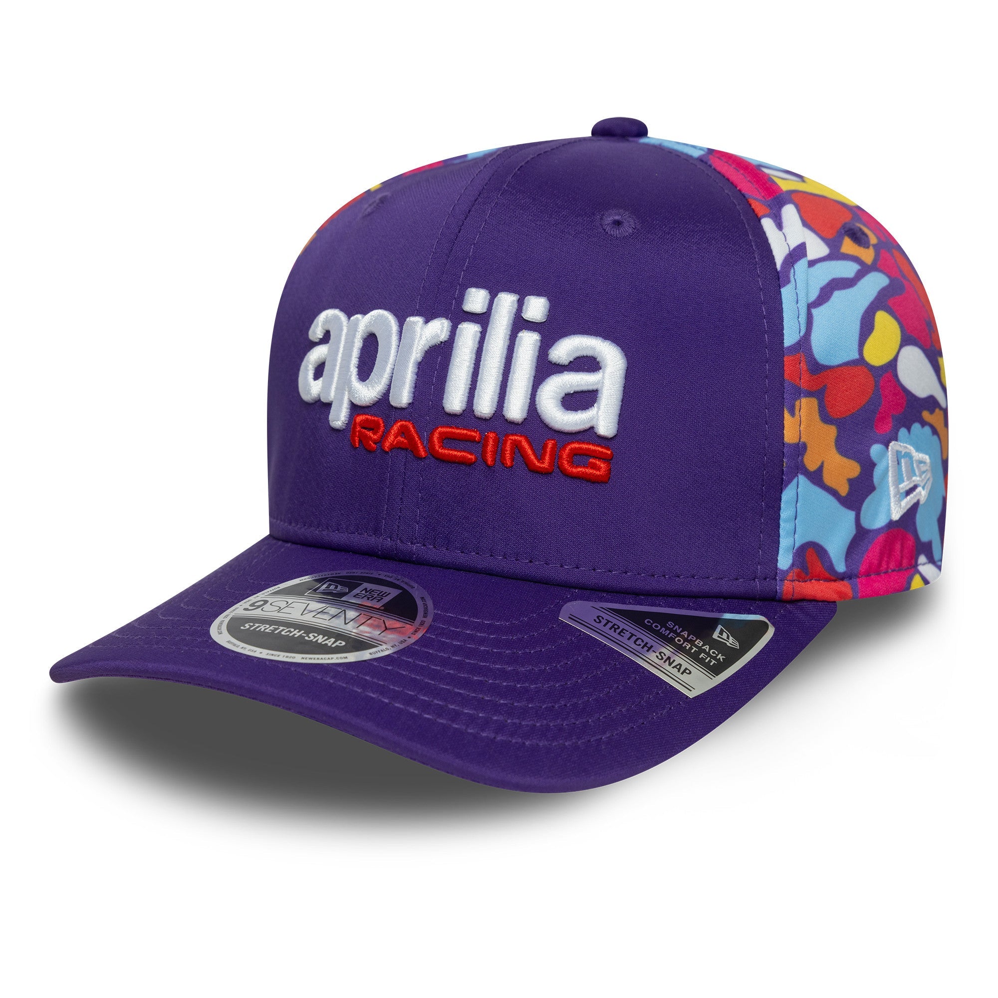 Aprilia Misano 9Seventy Kasket Stretch Snap Voksne - Lilla