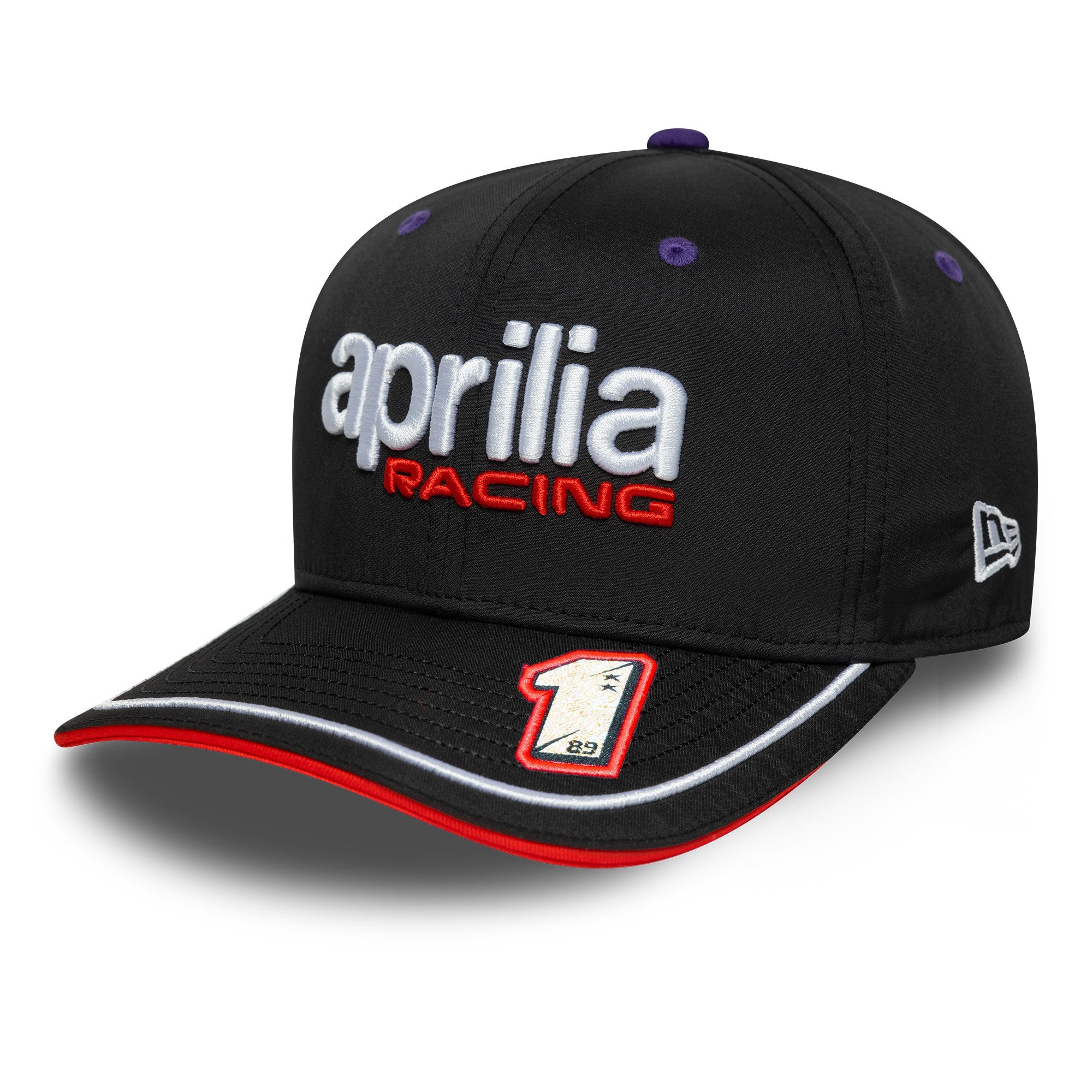 Aprilia Rep Jm 9Seventy Kasket Stretch Snap Voksne - Sort