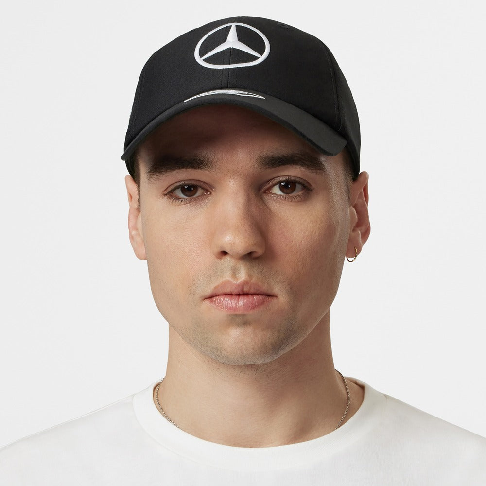 Mercedes AMG Petronas F1 2023 Team George Russell Kører Dad Cap Unisex - Sort