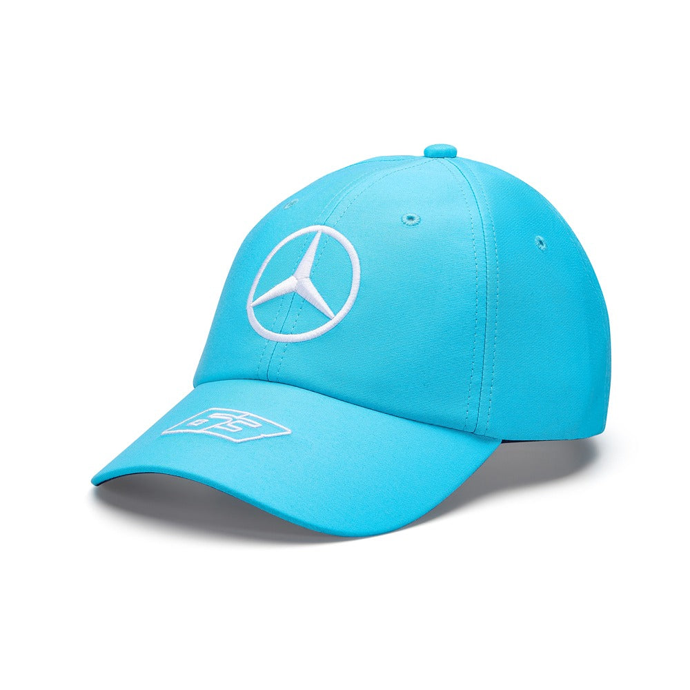 Mercedes AMG Petronas F1 2023 Team George Russell Kører Dad Cap Unisex - Blå