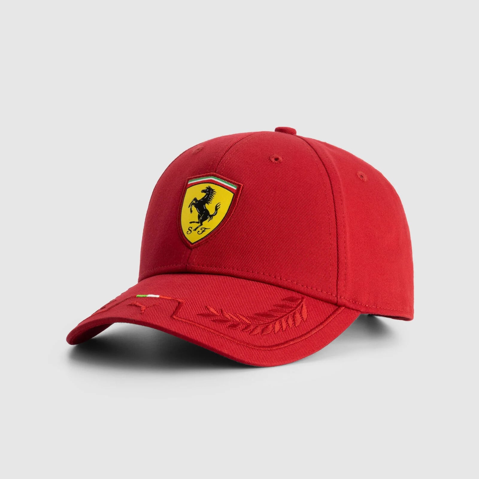 Scuderia Ferrari F1 Italiensk Kasket Voksne - Mørk Kirsebær
