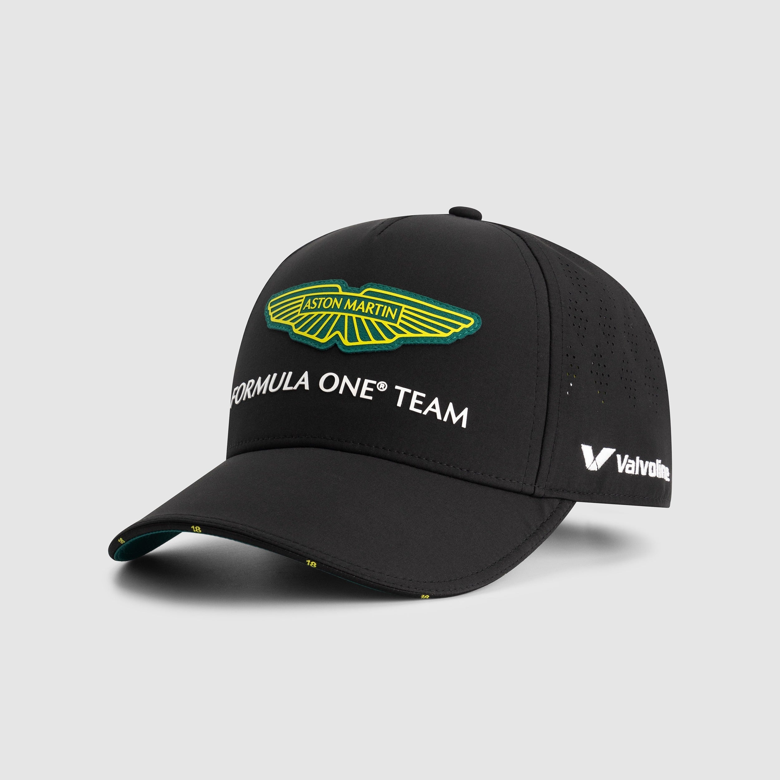 Aston Martin F1 Team 2025 Stroll Kasket Voksne - Sort