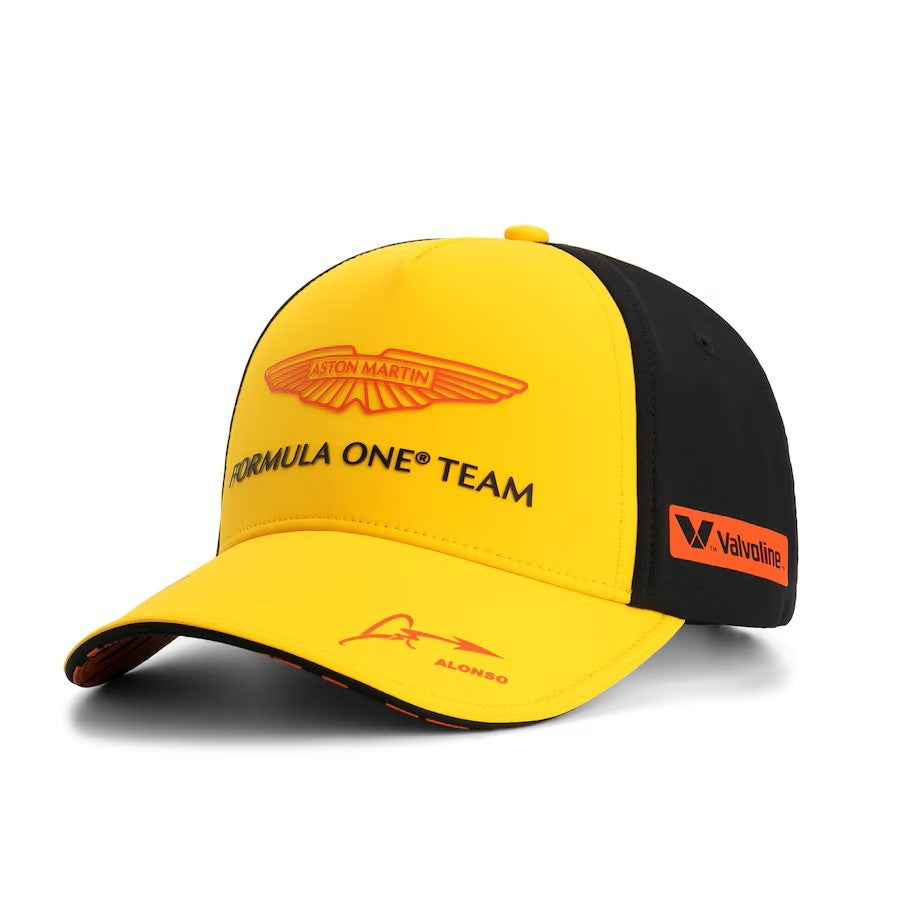 Aston Martin F1 Team 2025 Special Edition Spansk Kasket Voksne - Helios Gul